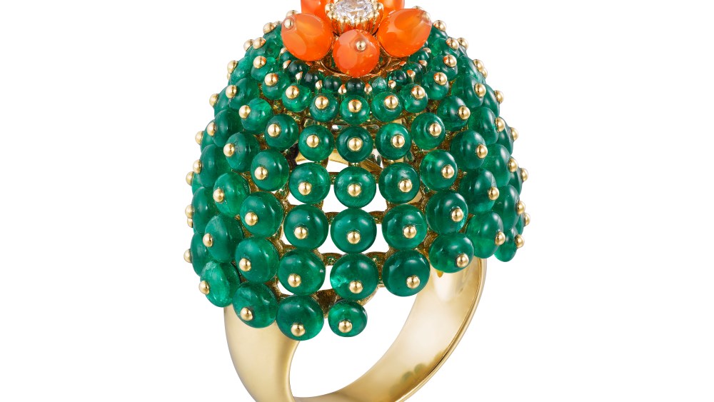 A ring from the Cactus de Cartier collection
