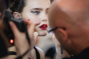 Backstage at Elie Saab Couture Fall 2016