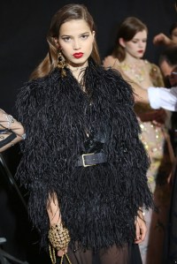 Backstage at Elie Saab Couture Fall 2016