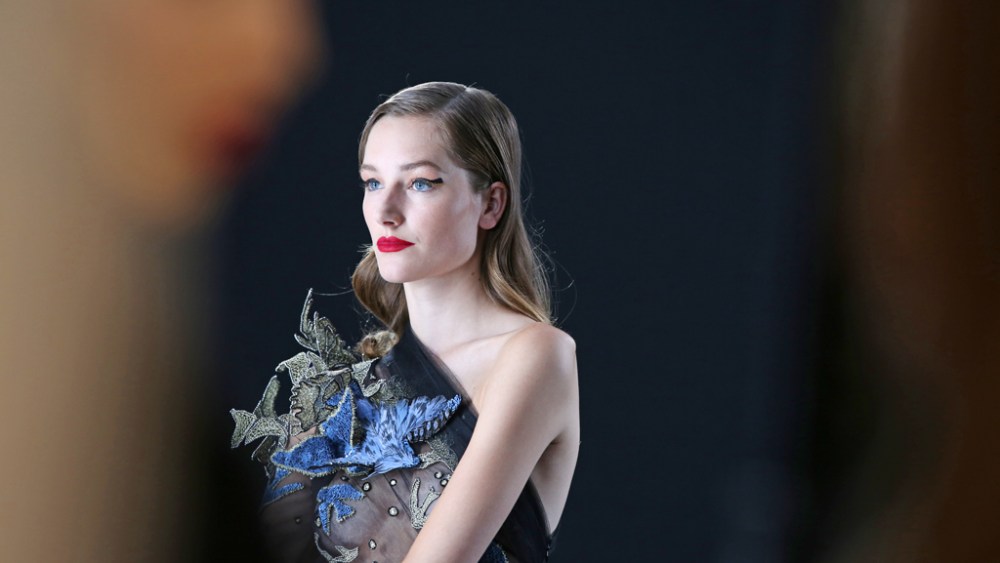 Backstage at Elie Saab Couture Fall 2016