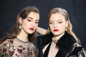 Backstage at Elie Saab Couture Fall 2016