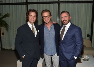 Jay Fielden, Kyle Maclachlan and Jack Essig AT Esquire/CFDA NYFWMen's event