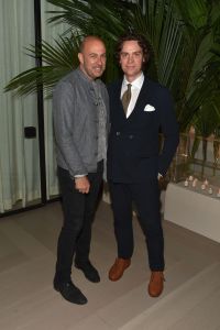 John Varvatos and Jay Fielden at Esquire/CFDA NYFWMen's event