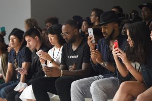 The front row at General Idea.