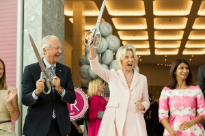 Holt Renfrew opens its newest location at Square One in Mississauga, Ontario on July 28th 2016. W. Galen Weston and Hilary M. Weston along with Provincial Minister, Dipika Damerla host the opening day ribbon cutting.