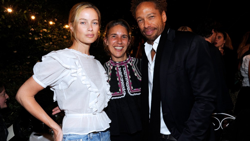 Carolyn Murphy, Isabel Marant and Gary Dourdan
