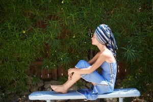 CLC by Corey Lynn Calter slipdress and indigo blanket
