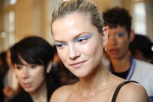 Backstage at Atelier Versace Couture Fall 2016