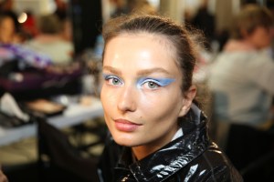 Backstage at Atelier Versace Couture Fall 2016