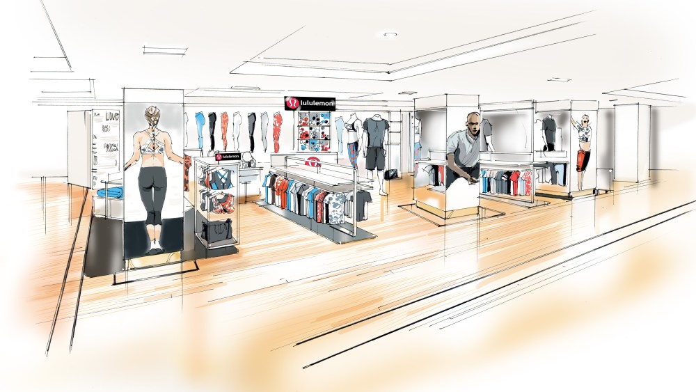 Lululemon shop-in-shop Harrods