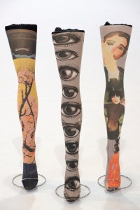 Lyon-based Marie Antoilette’s colorful hosiery drew attention in the Limited Edition space Mode City