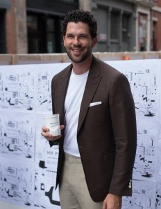 Spencer Singer at Mr Porter Block Party on Crosby Street
