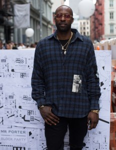 Shabazz Muhammad at Mr Porter Block Party on Crosby Street