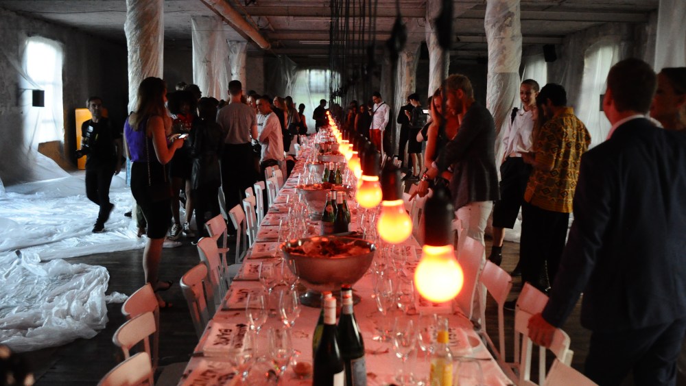 Dinner hosted by Ottolinger AND Eckhaus Latta’s party installation