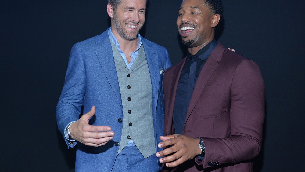 Michael B. Jordan and Ryan Reynolds at Piaget 'Polo S' launch