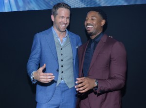 Michael B. Jordan and Ryan Reynolds at Piaget 'Polo S' launch