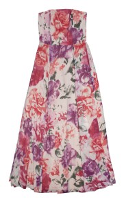 BB Dakota Occasion strapless floral maxidress