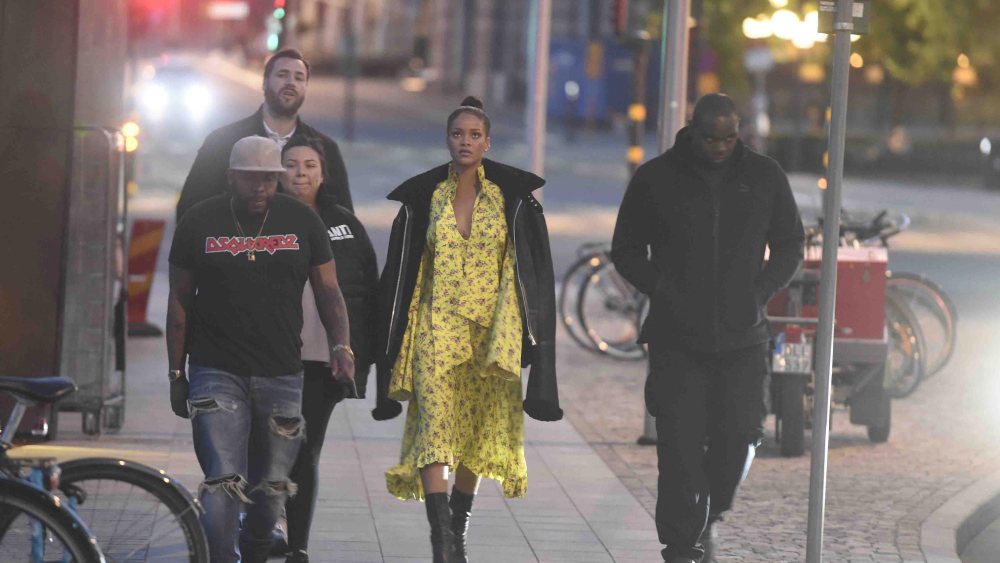 Rihanna Wears Vetements in Stockholm, Sweden