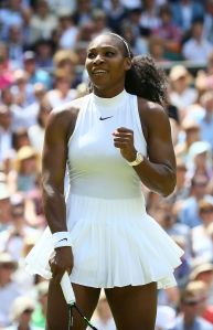 Serena Williams in Nike on July 7 2016, day eleven of Wimbledon