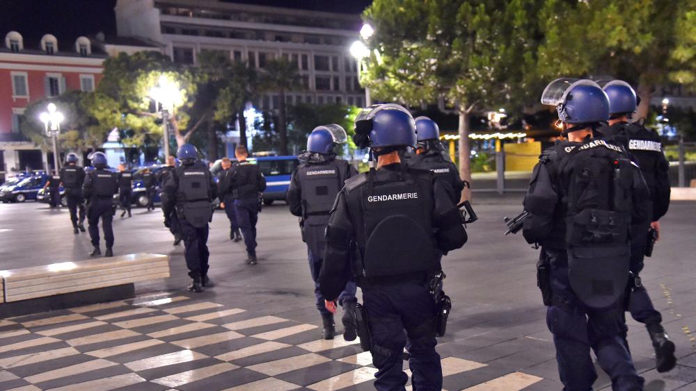 Lorry crashes into Bastille Day crowd, Nice, France - 15 Jul 2016