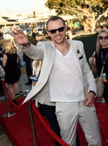 Star Trek Beyond Premiere Red Carpet Simon Pegg