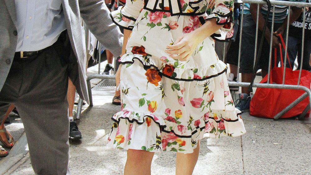 Margot Robbie Wears Gucci in New York