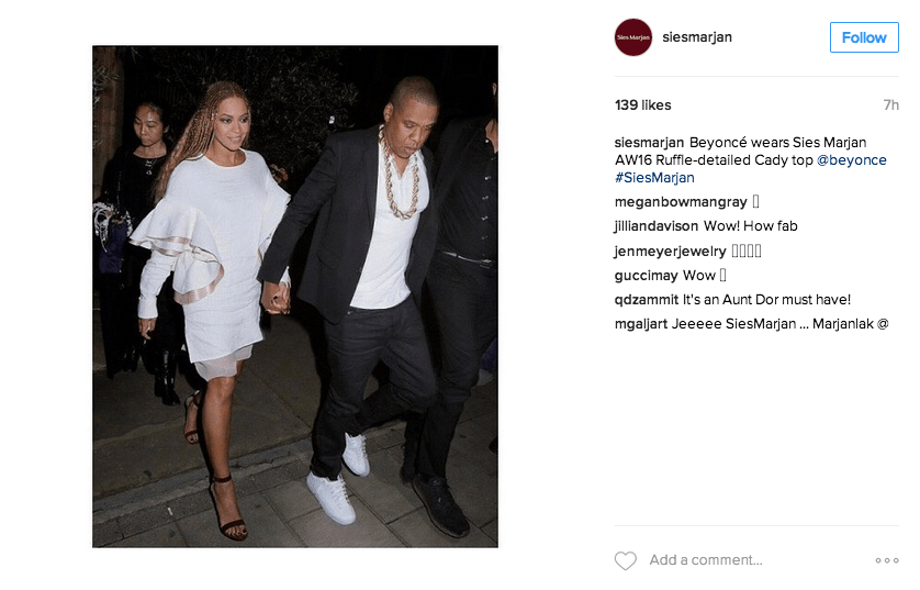 Beyonce Sies Marjan