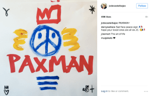 Fashion designer Jean-Charles de Castelbajac posted three sketches on his Instagram account.