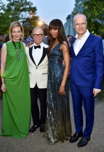 Julia Peyton-Jones, Tommy Hilfiger, Naomi Campbell and Hans-Ulrich Obrist