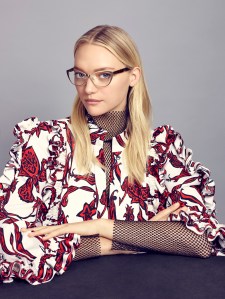 A Kym Ellery eyewear ad starring Gemma Ward