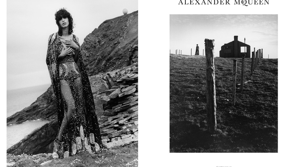 The Alexander McQueen fall/winter ad campaign shot by Jamie Hawkesworth