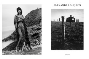 The Alexander McQueen fall/winter ad campaign shot by Jamie Hawkesworth