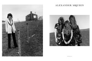 The Alexander McQueen fall/winter ad campaign shot by Jamie Hawkesworth