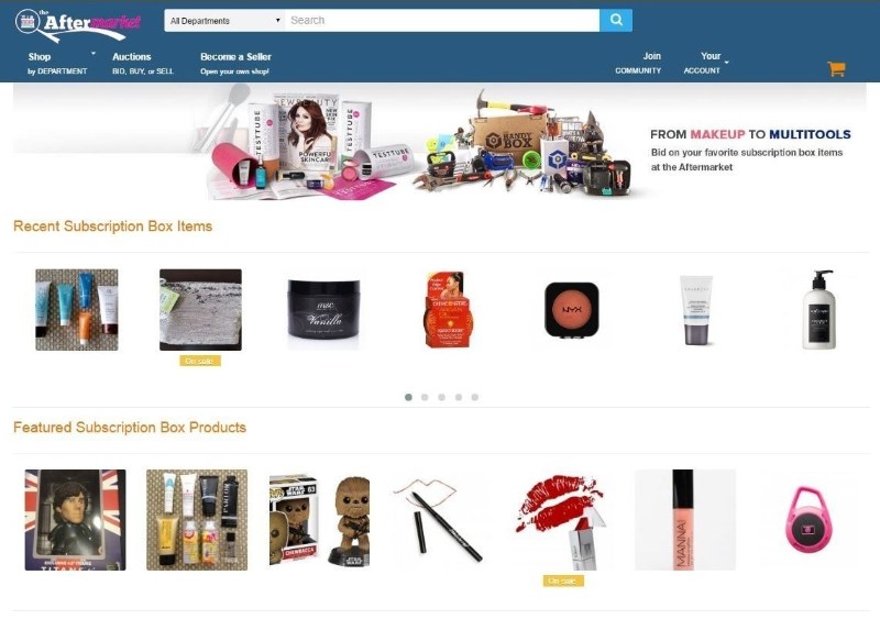 Online Marketplace for Unwanted Subscription Box Items Launches
