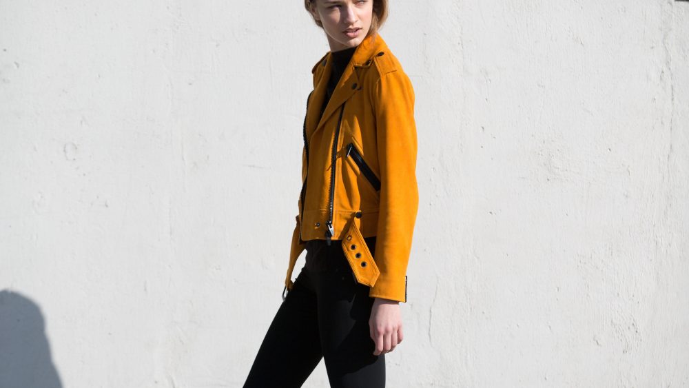 The Arrivals limited edition Vader jacket in sunset gold.