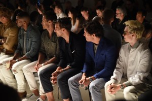 Front row at Todd Snyder show