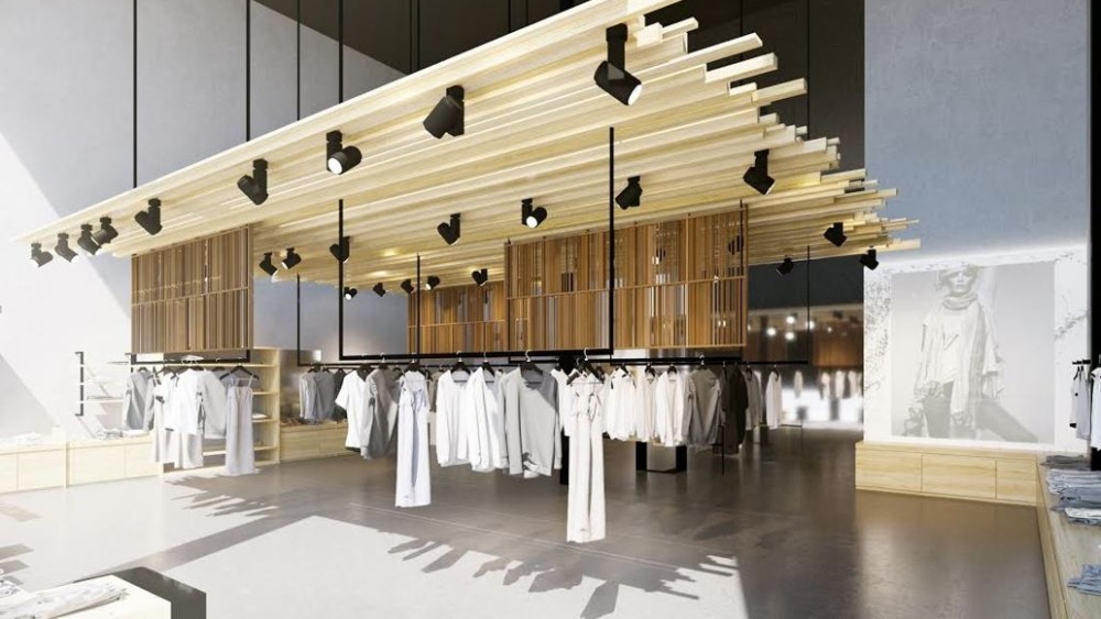 Zadig & Voltaire Melrose Avenue store rendering