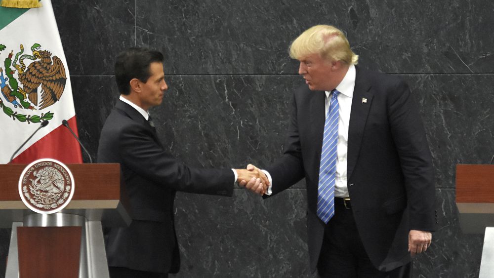 Donald Trump Mexico City Enrique Peña Nieto
