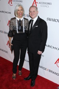 Linda Fargo and Joshua Schulman at 2016 Accessories Council ACE Awards