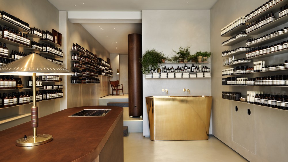 The Aesop boutique in Frederiksberg designed by Ilse Crawford.