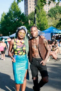 At the Afropunk Fest in Brooklyn.