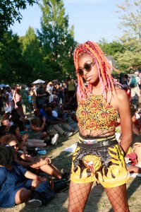 At the Afropunk Fest in Brooklyn.