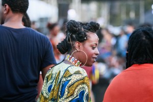 At the Afropunk Fest in Brooklyn.