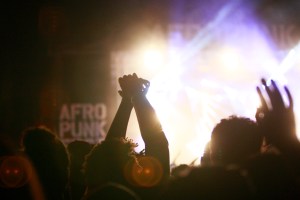 At the Afropunk Fest in Brooklyn.