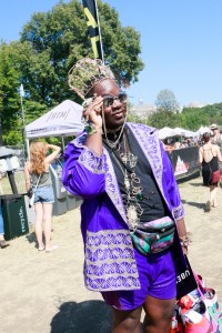 At the Afropunk Fest in Brooklyn.
