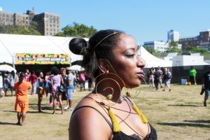 At the Afropunk Fest in Brooklyn.