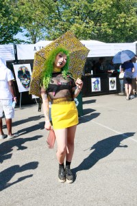 At the Afropunk Fest in Brooklyn.