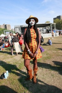 At the Afropunk Fest in Brooklyn.