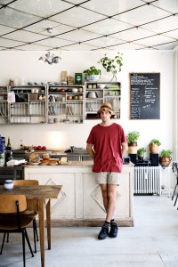 Frederik Bille Brahe inside Café Atelier September