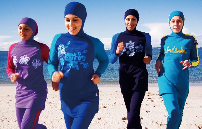 Aheda Zanetti's Burkini swim suits.